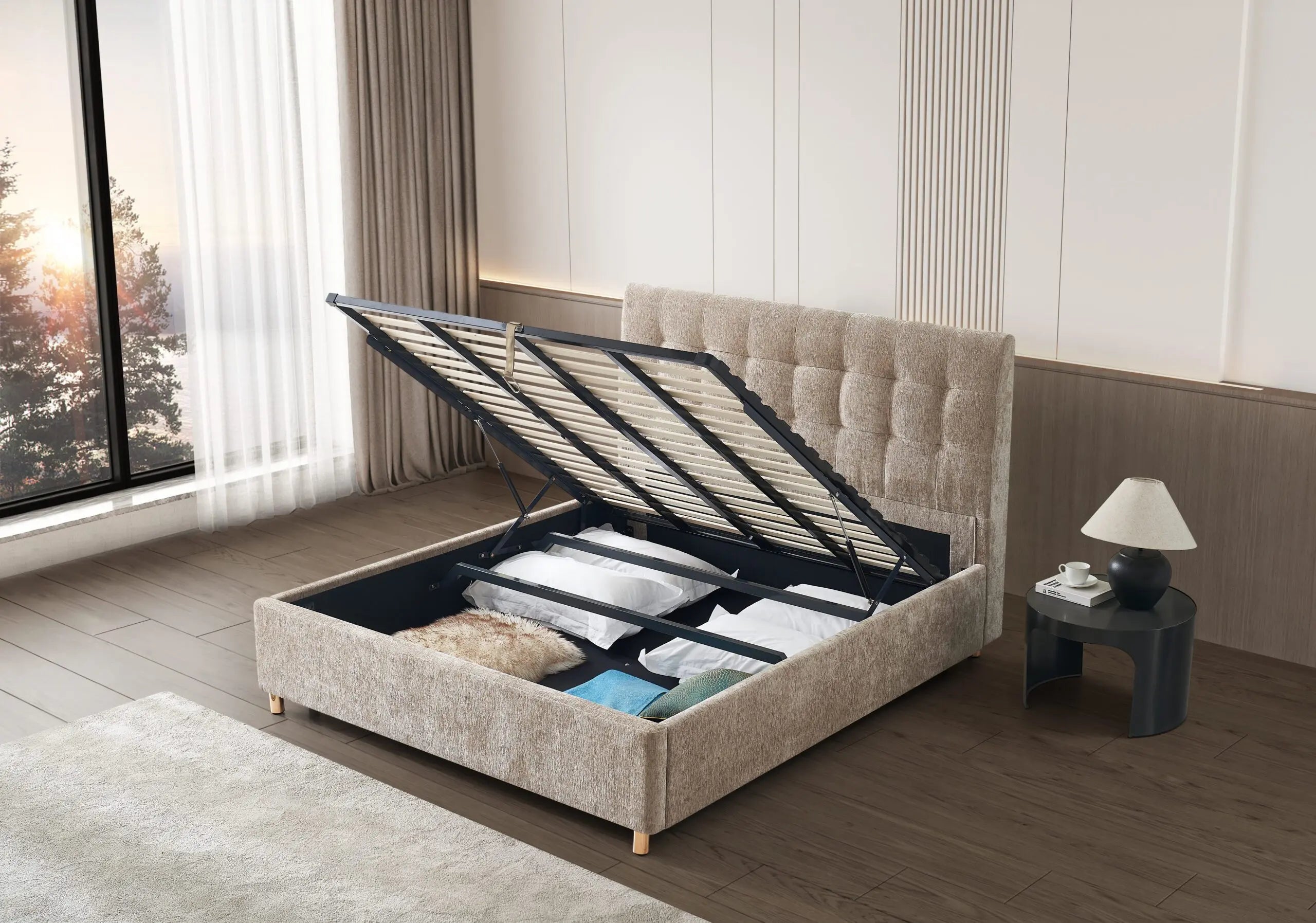 Silvia BoxSäng 180 Tyg