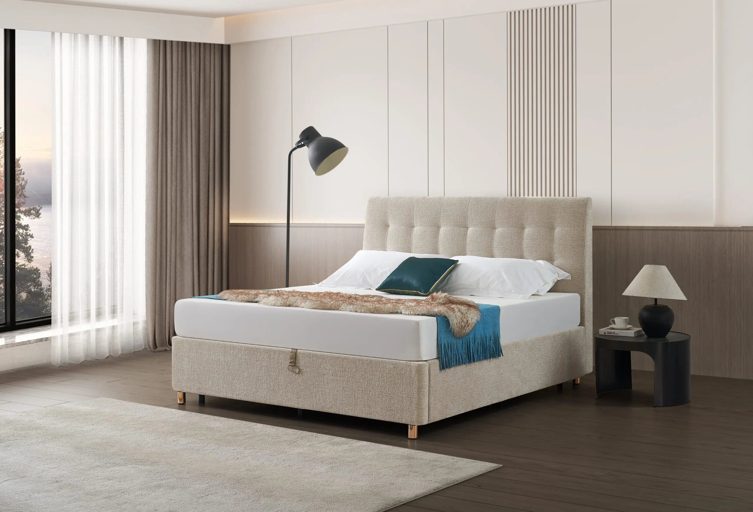 Silvia BoxSäng 180 Tyg