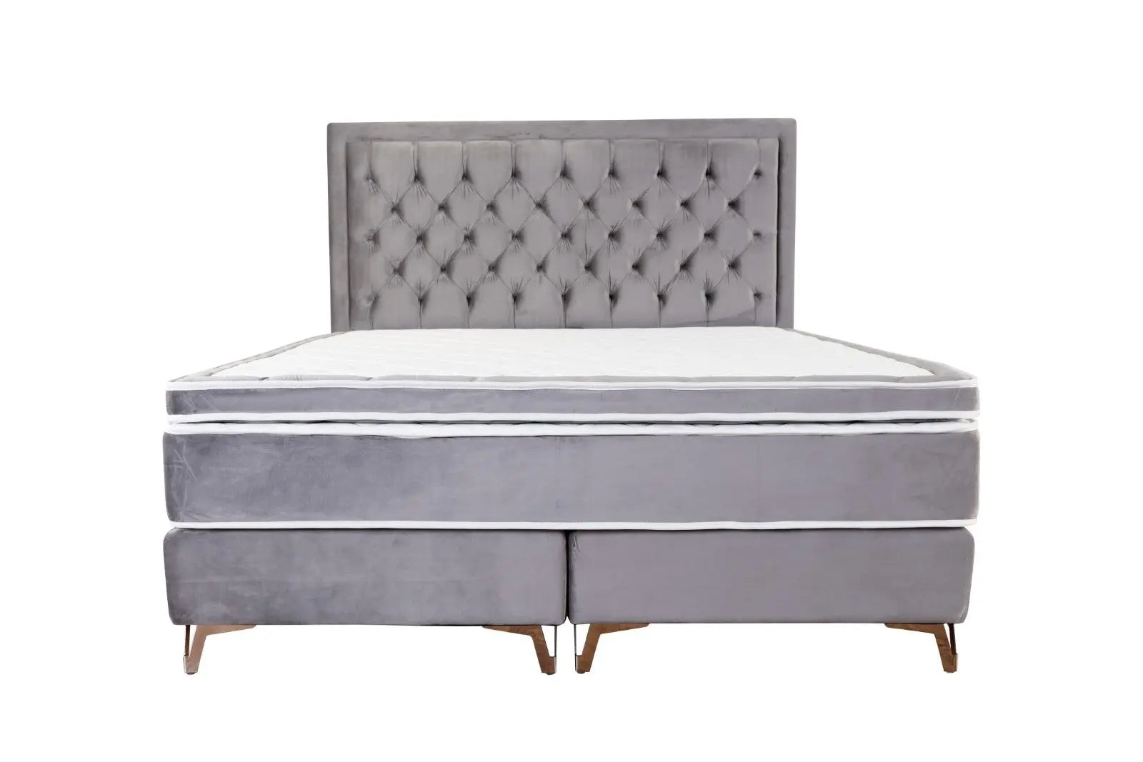 Malva kontinentalsäng Sammet 180 Guld eller Silverben