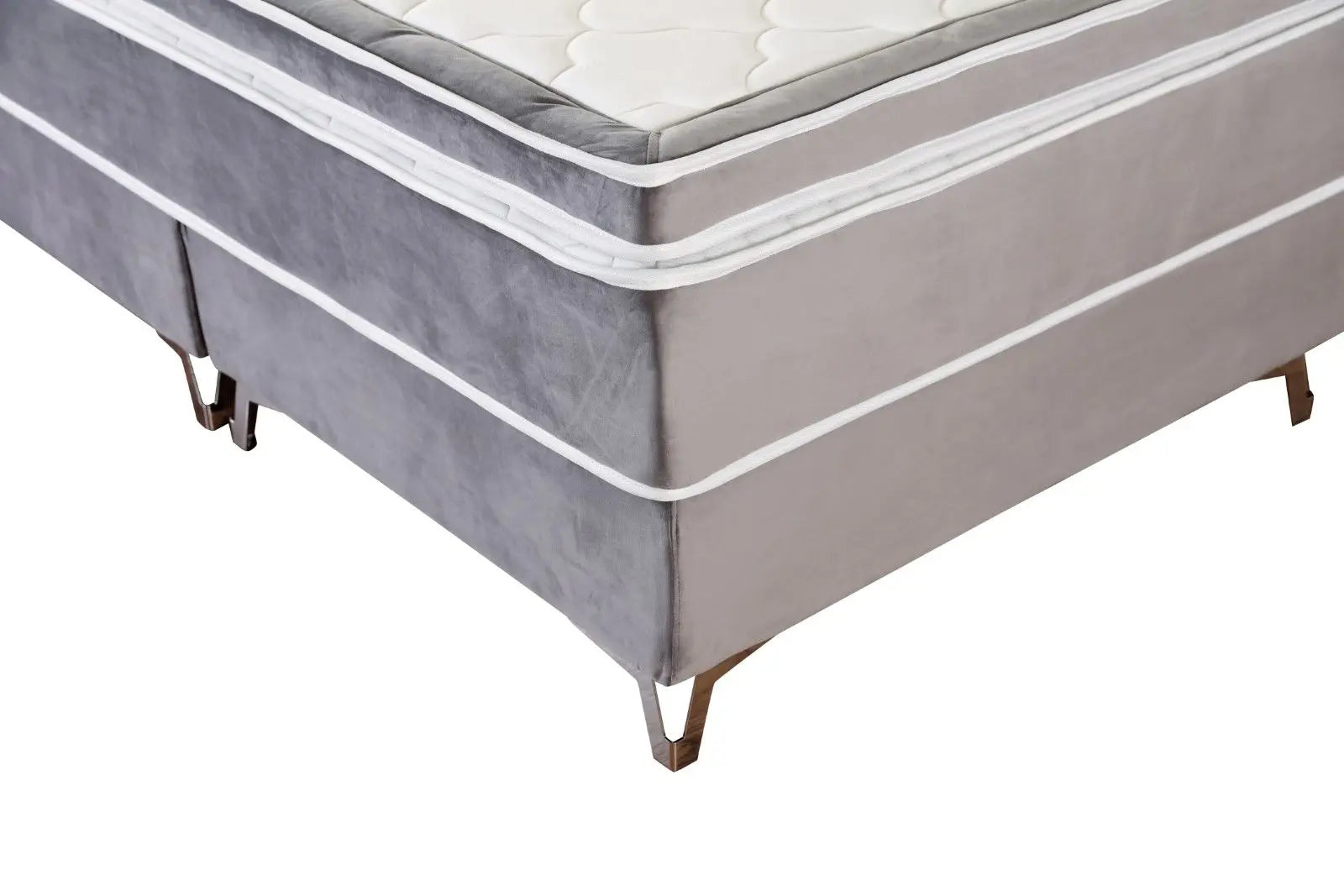 Malva kontinentalsäng Sammet 180 Guld eller Silverben