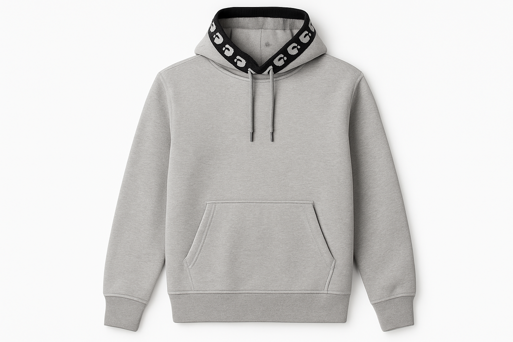 Grå Hoodie Produktbild