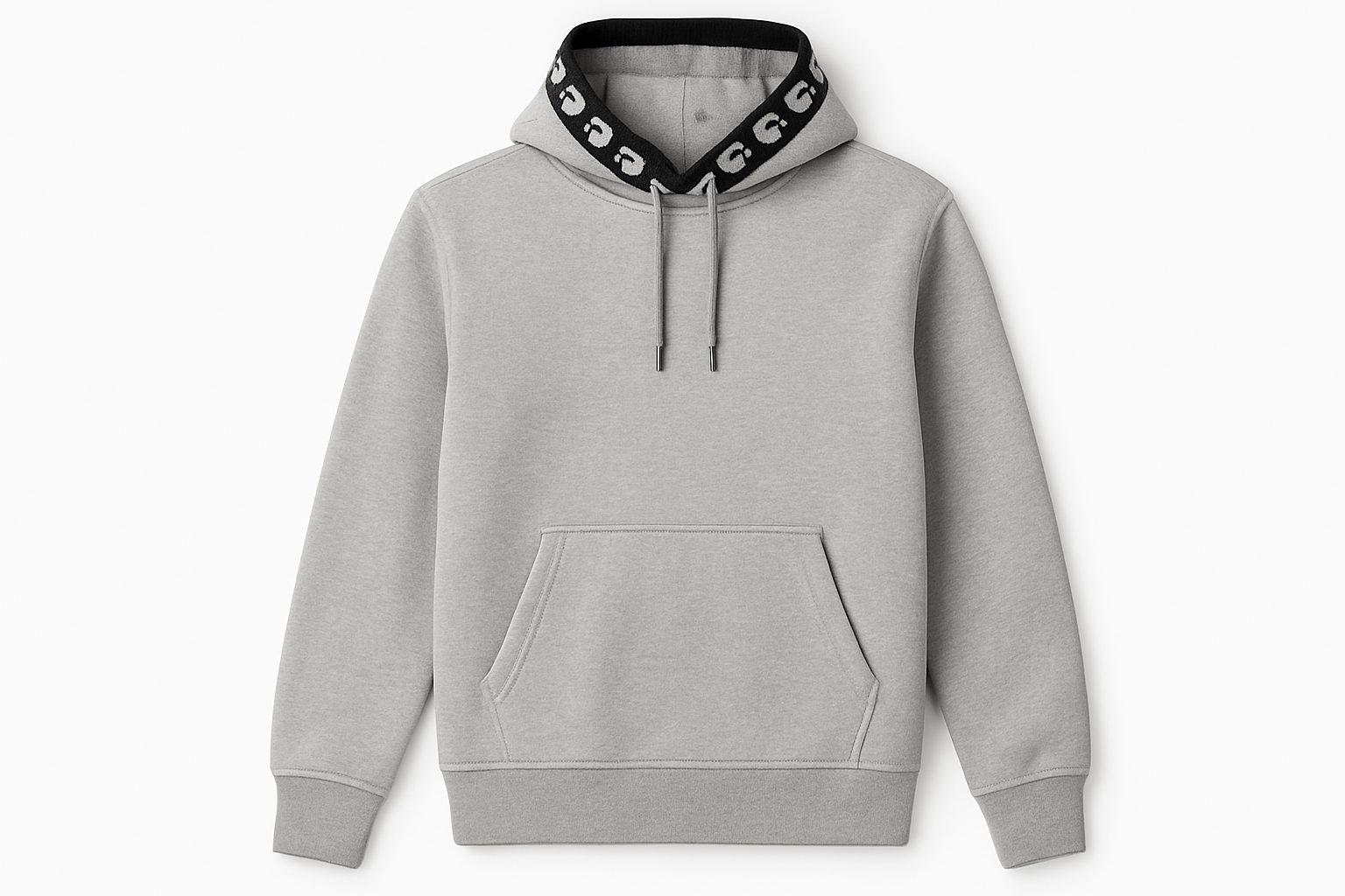 Grå Hoodie Produktbild