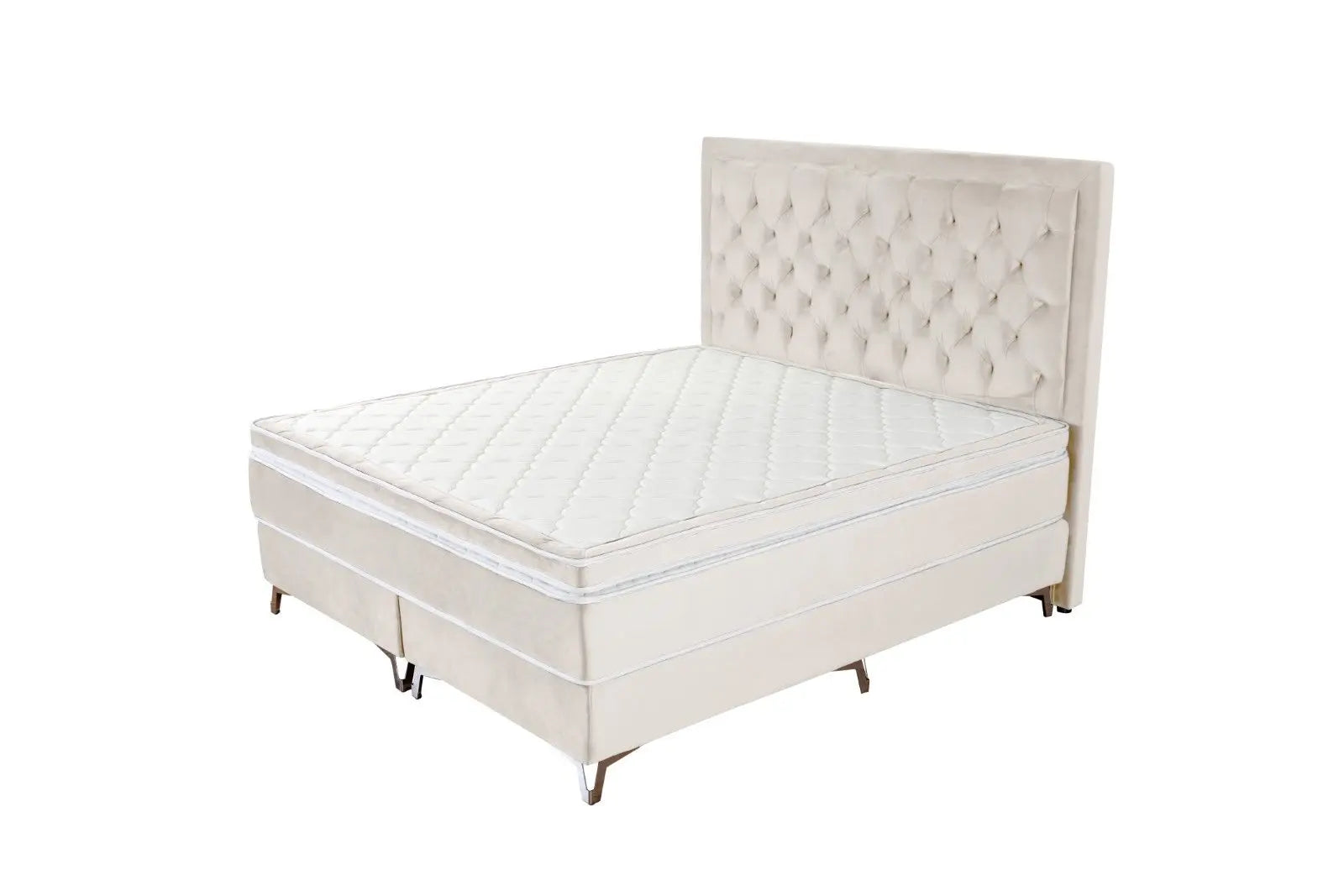 Malva kontinentalsäng Sammet 180 Guld eller Silverben